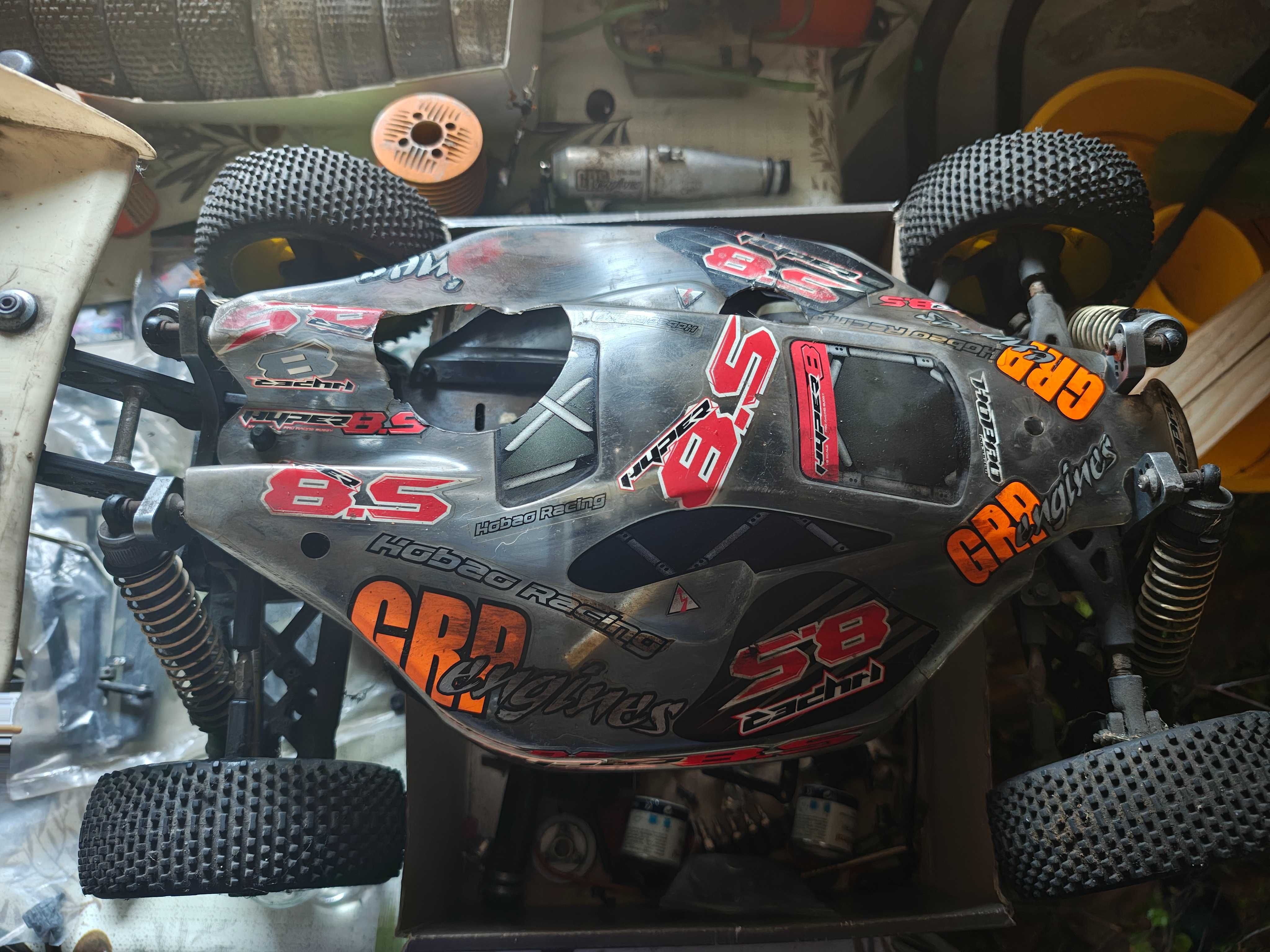 Mugen seiki mbx6t hobao hyper 8.5 zestaw modeli truggy 1/8 buggy 1/8