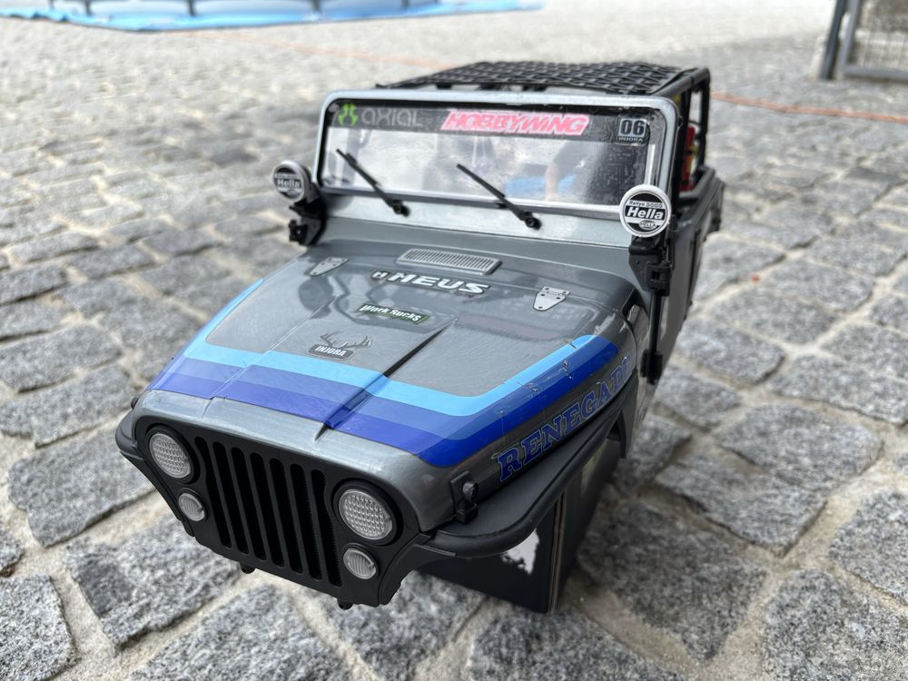 Hard body RC 1/10 Axial Scx10 III Jeep Cj-7