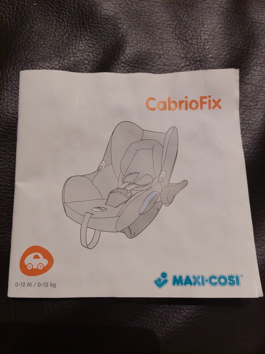 Fotelik samochodowy nosidełko Maxi-Cosi Cabriofix 0-13 kg