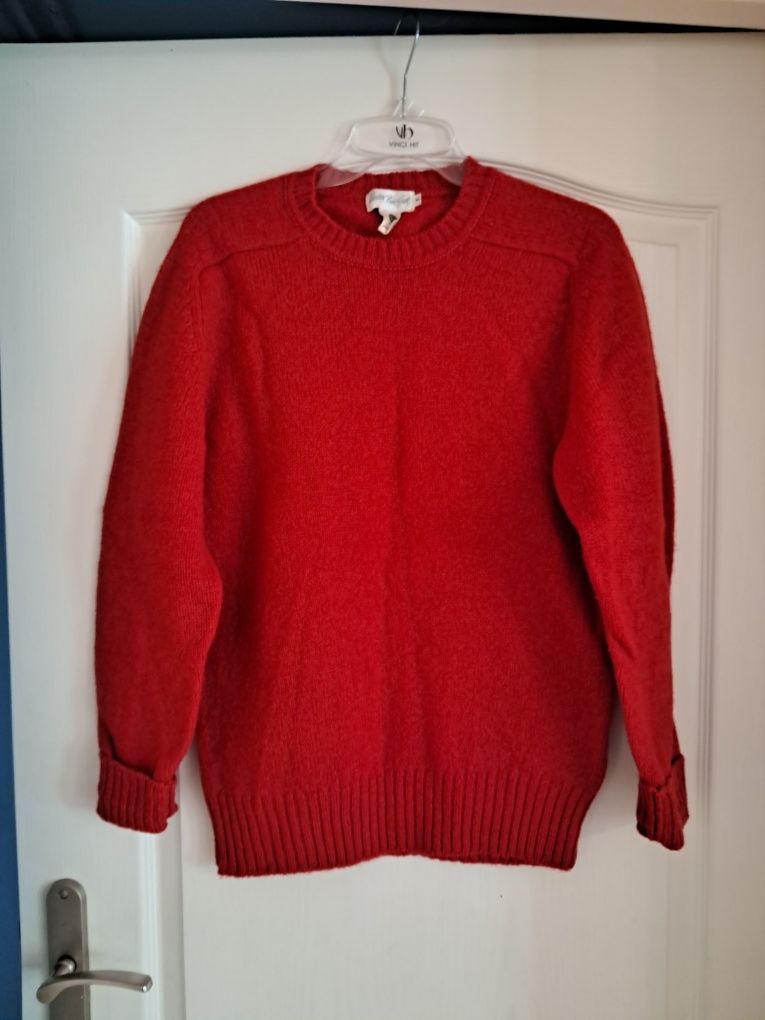 Sweter wełniany Carson Pirie Scott lata 70/80 S