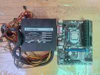 Zestaw i7-2600, zasilacz 600w, 16gb ram ddr3, płyta główna msi