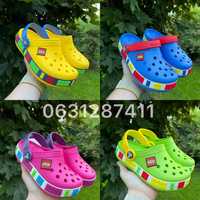 Crocs Lego kids crocband Дитячі крокси лего детские кроксы