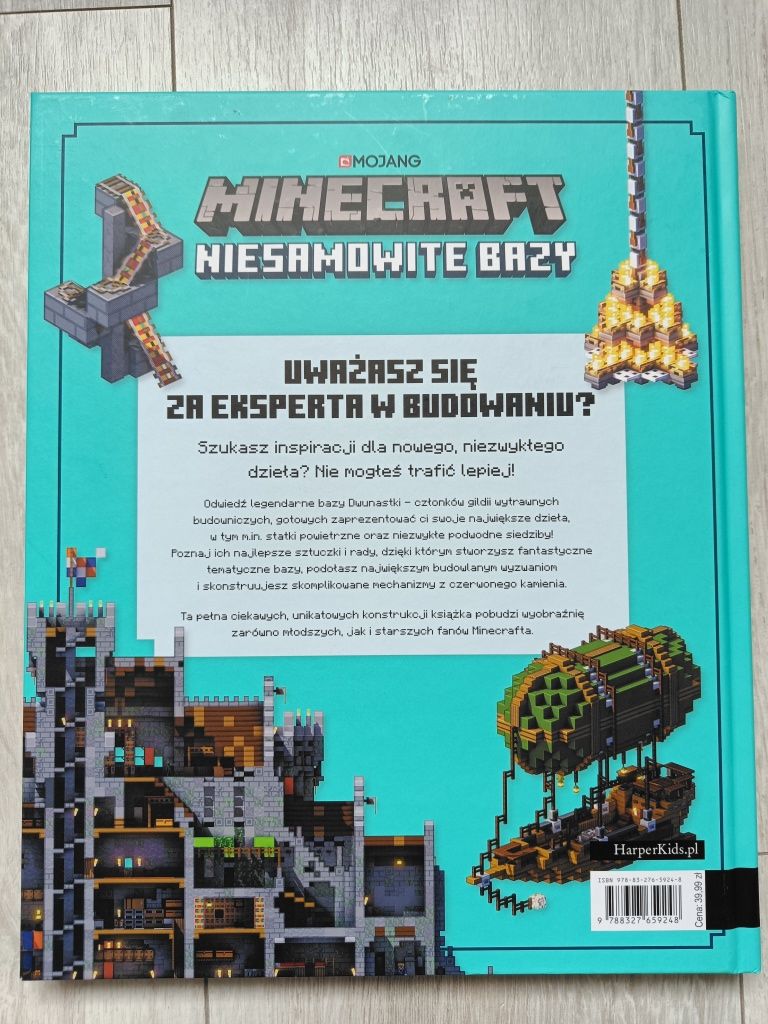 Książka Minecraft Niesamowite bazy