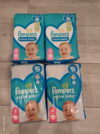 4x Pieluszki Pampers active baby 4 9-14kg 4x46