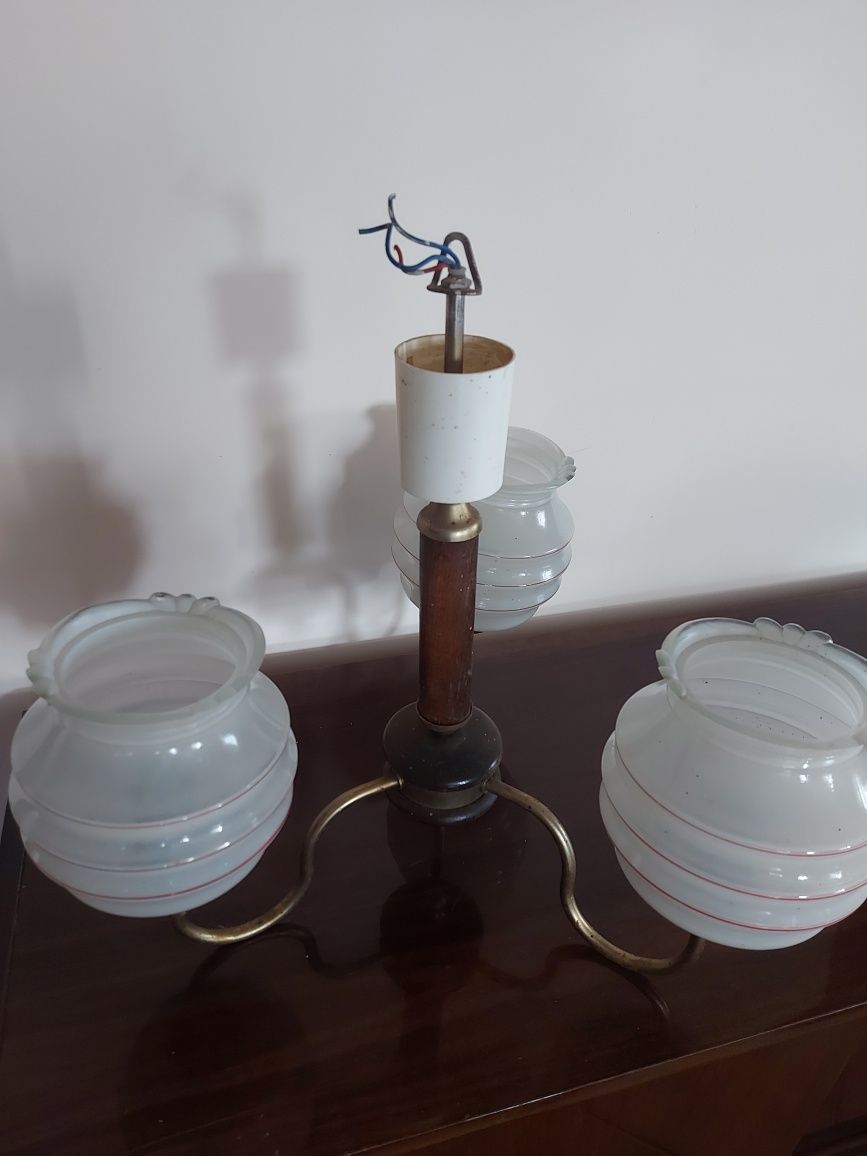 Lampa sufitowa PRL