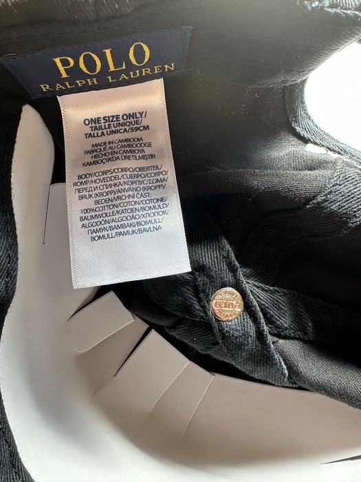 Boné Ralph Lauren Preto