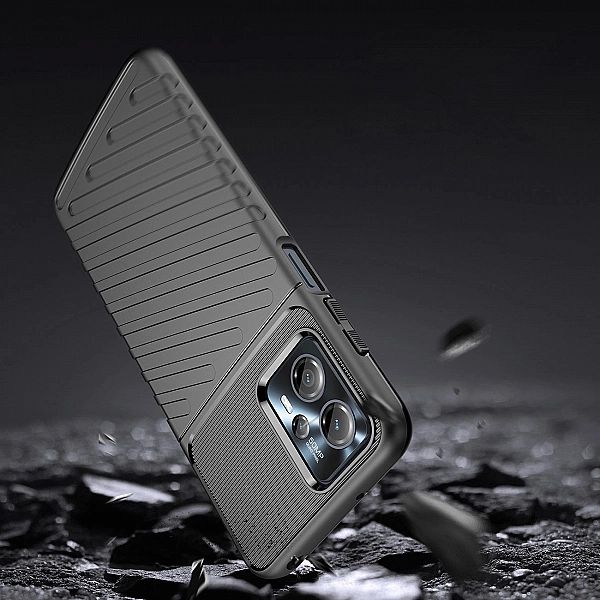 Thunder Case etui Motorola Moto G13 silikonowy pancerny pokrowiec czar