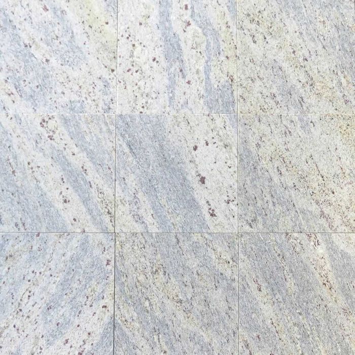 Płytki Granit Kashmir White/Gold/Cream polerowane 30,5x30,5x1 cm