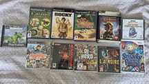 Zestaw 11 gier PC, PS1, PS2, PS3, Wii - Rocky, Metal Gear Solid i inne