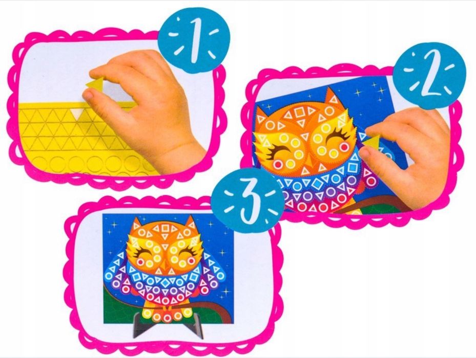 Wyklejanka piankowa mozaika