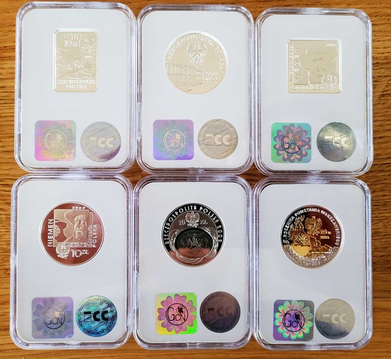 Zestaw monet srebrnych 2009