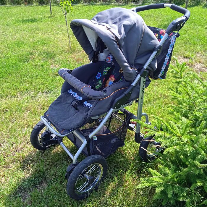 Wózek 2 w 1, wielofunkcyjny Implast Driver 3XL gondola + spacerówka