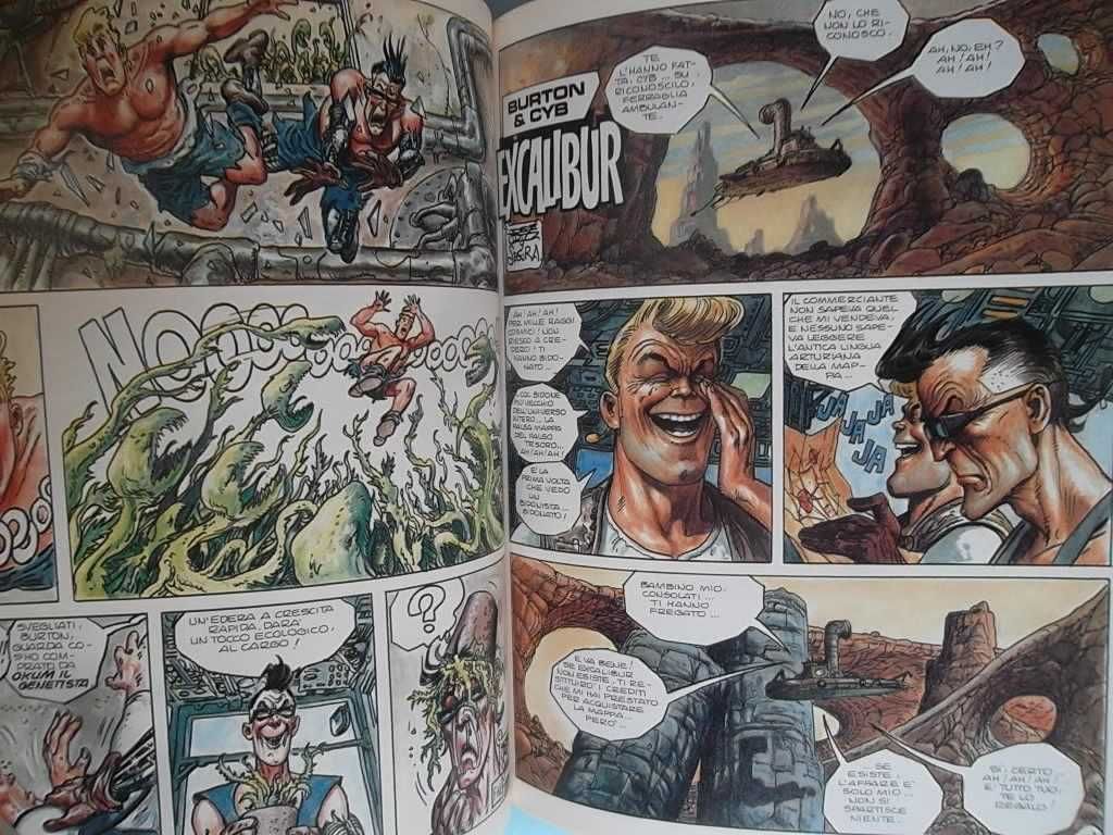 BURTON & CYB - por Segura & Ortiz - 2 volumes - em italiano.