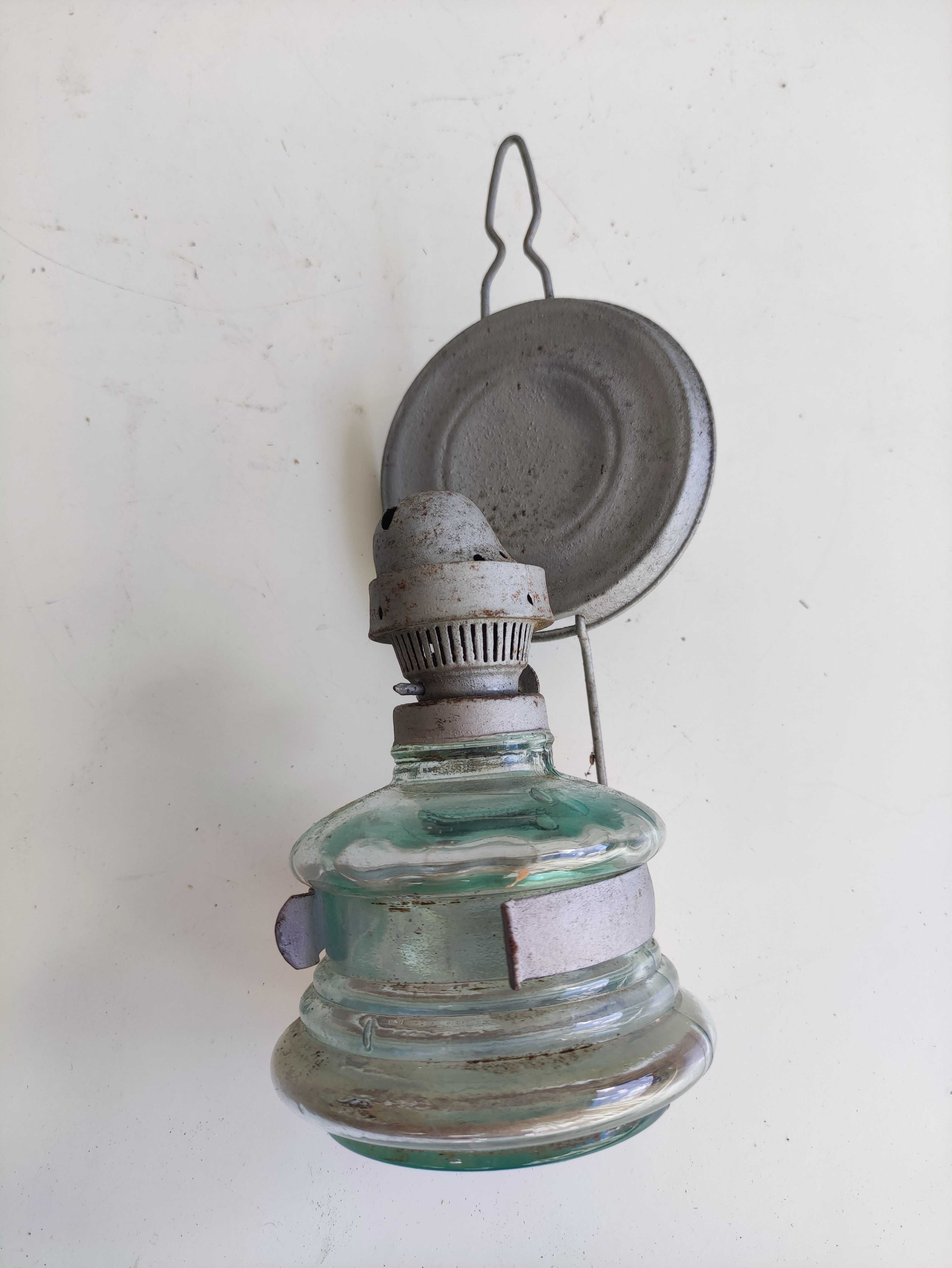 Lampa lampka latarka naftowa - zabytkowa PRL antyk