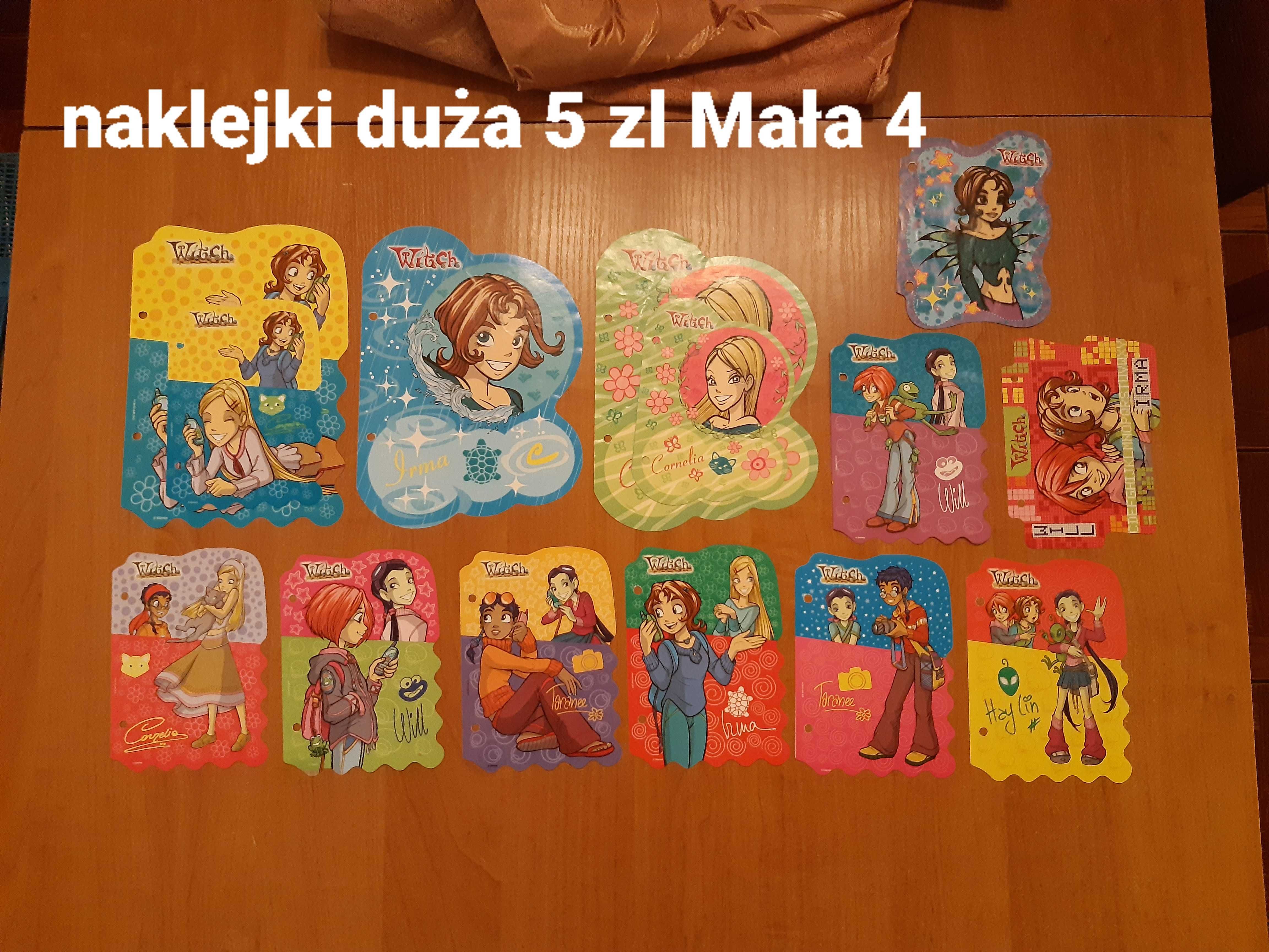 Karteczki naklejki do segregatora witch