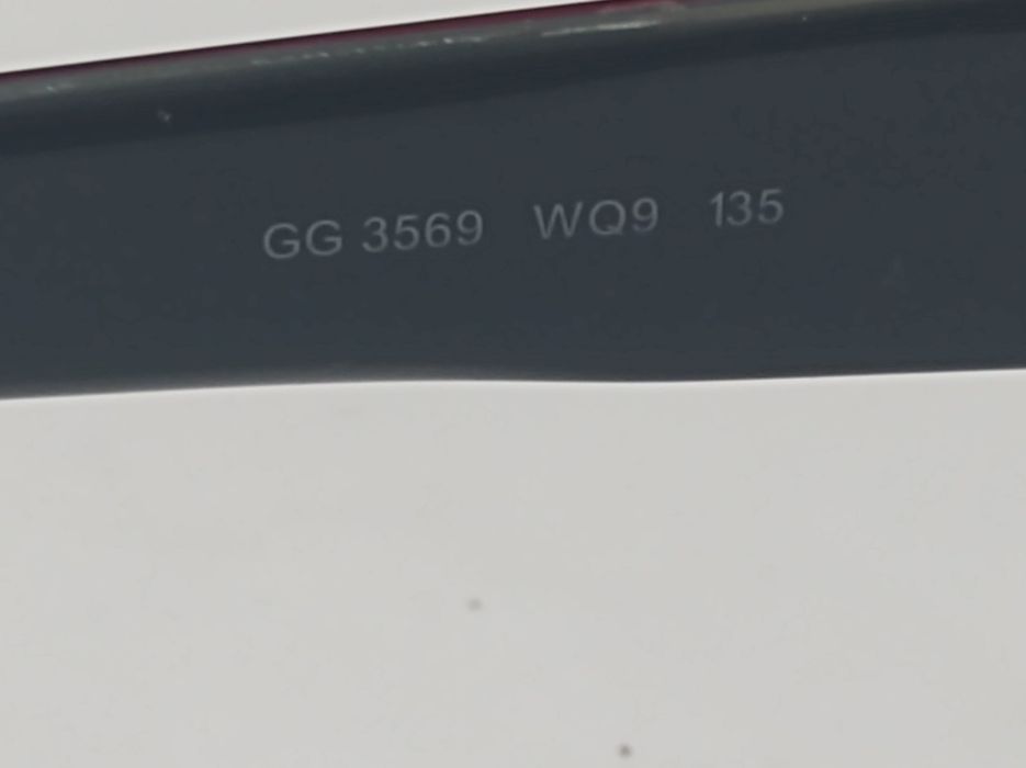 Rzadkie, oryginalne okulary Gucci GG 3569 WQ9  135