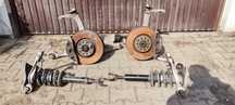 Audi A6 C5 lift zawieszenie przód zwrotnice alu  hamulce 320mm Swap