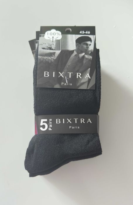 5-SZTUK/SKARPETKI GARNITUROWE bixtra PREMIUM bawełna !! - 38-42//43-46