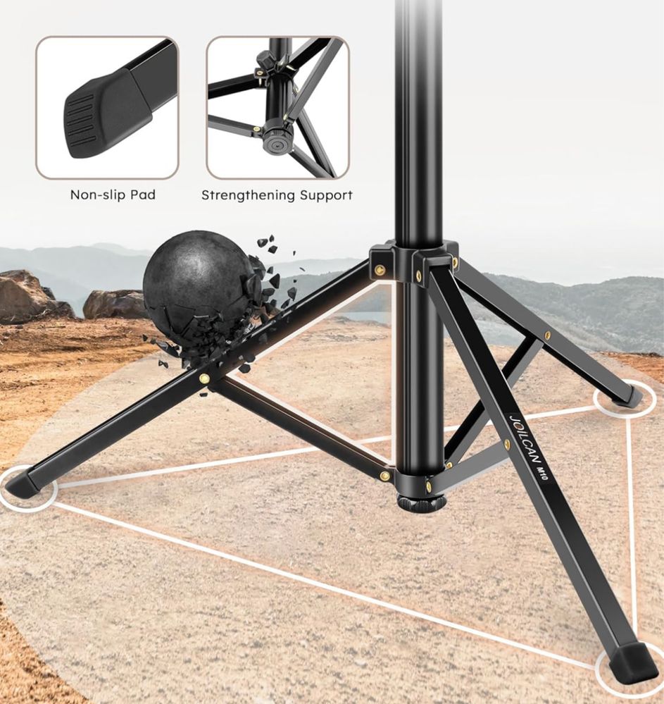 Statyw JOILCAN 2w1 selfie tripod z pilotem do smartfona 177 cm