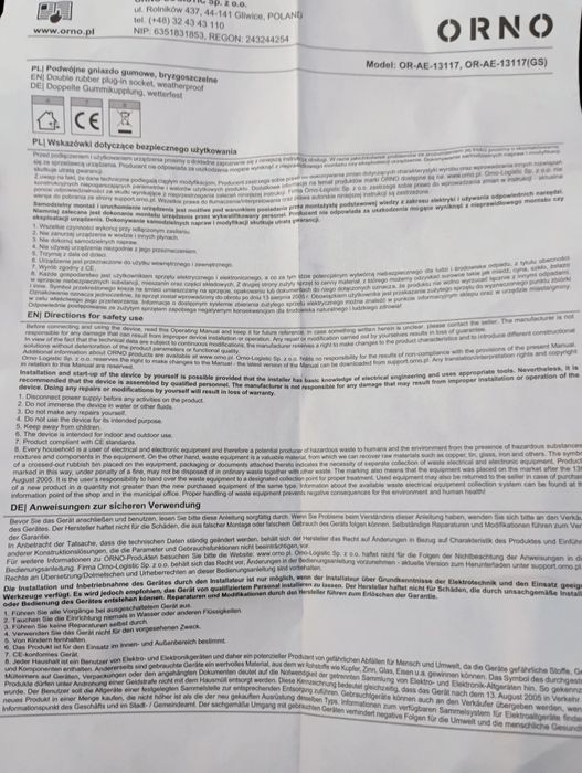 Przedłużacz 32 metry