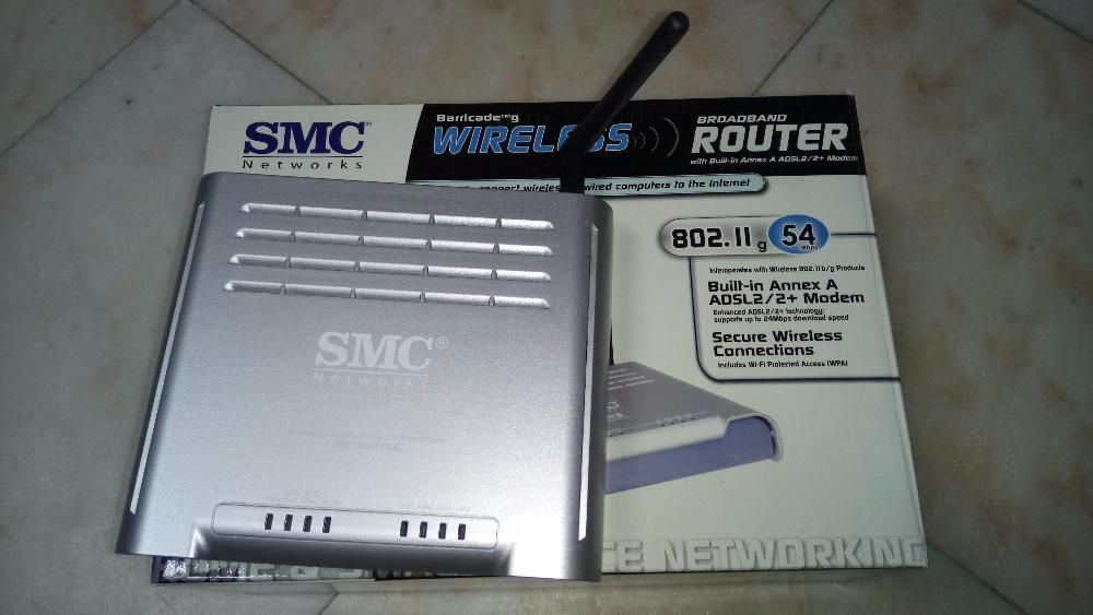 Router SMC wireless e 4 portas