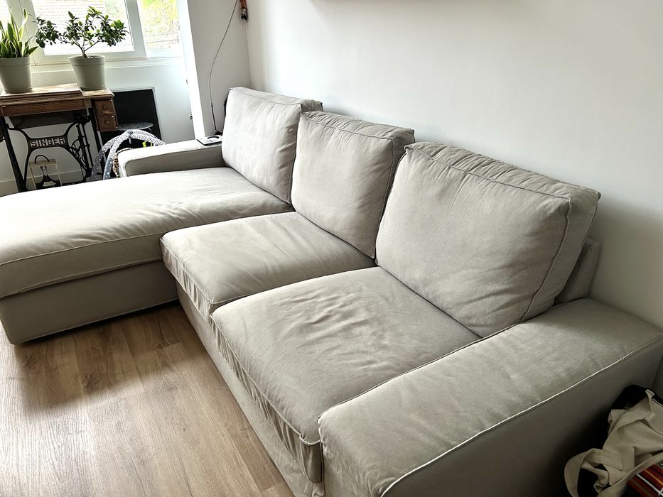 Sofá 3 lugares c/chaise longue