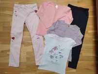 zestaw 140 sweter/ jeansy/ bluzka/ spodnie H&M C&A