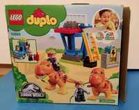 Lego Duplo Jurrasic World Wieża tyranozaura dinozaury 10880