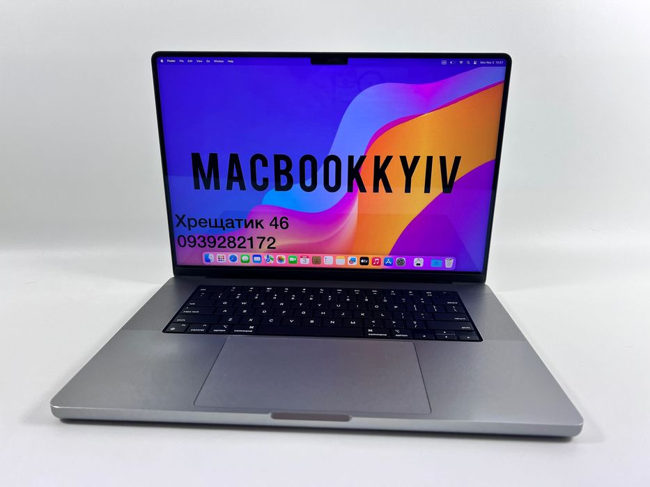MacBook Pro 16 2021 M1 Max 32GB RAM 1TB SSD 32 GPU Space Gray ГАРАНТІЯ