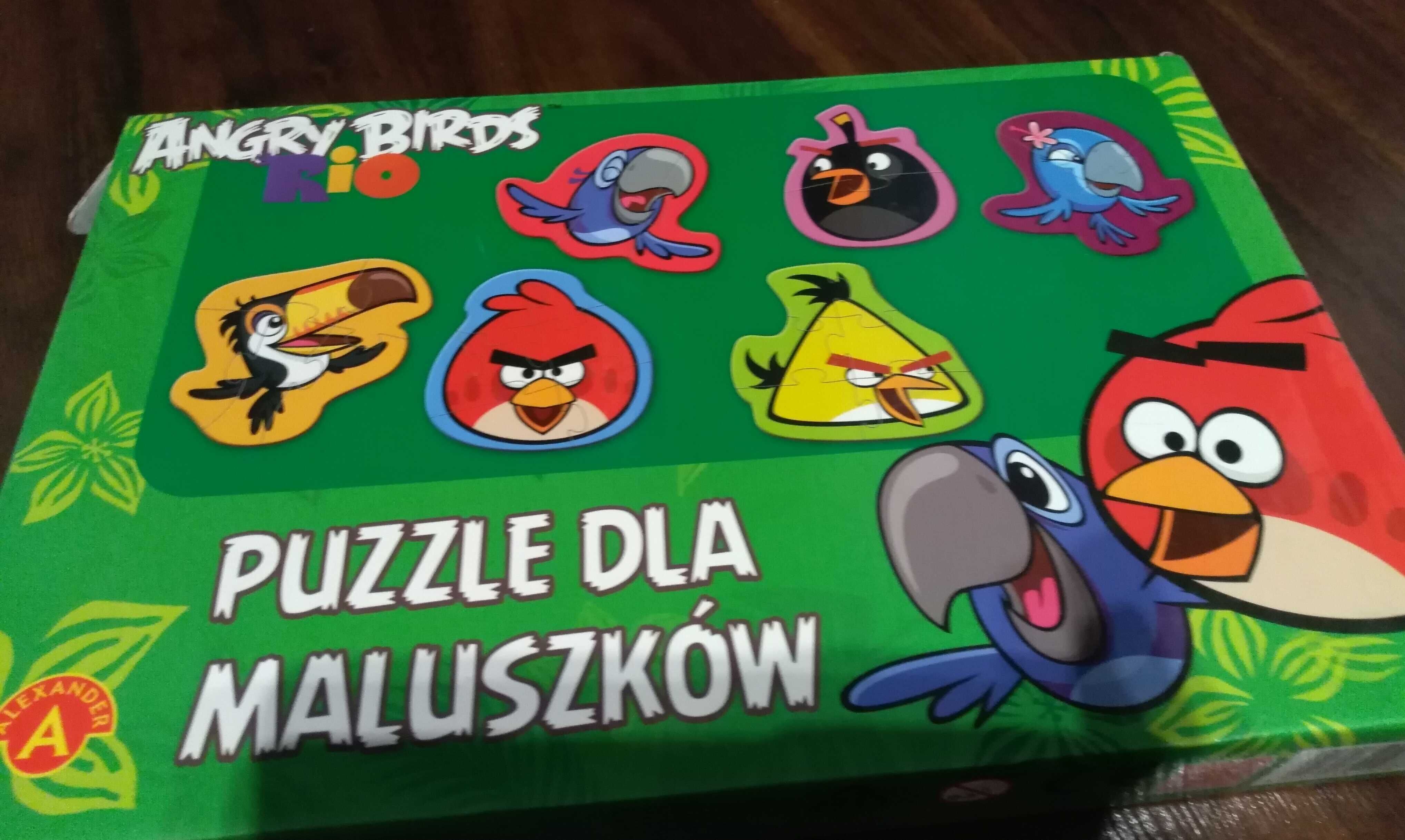 Puzzle dla najmłodszych Angry Birds