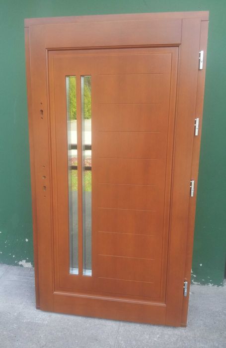 - 50 % Wyprzedaż Ekspozycji Drzwi Drewniane 88 mm Zewnętrzne 102 x 208