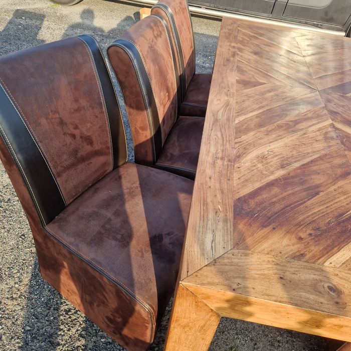 Stół plus fotele krzesła 6x zestaw