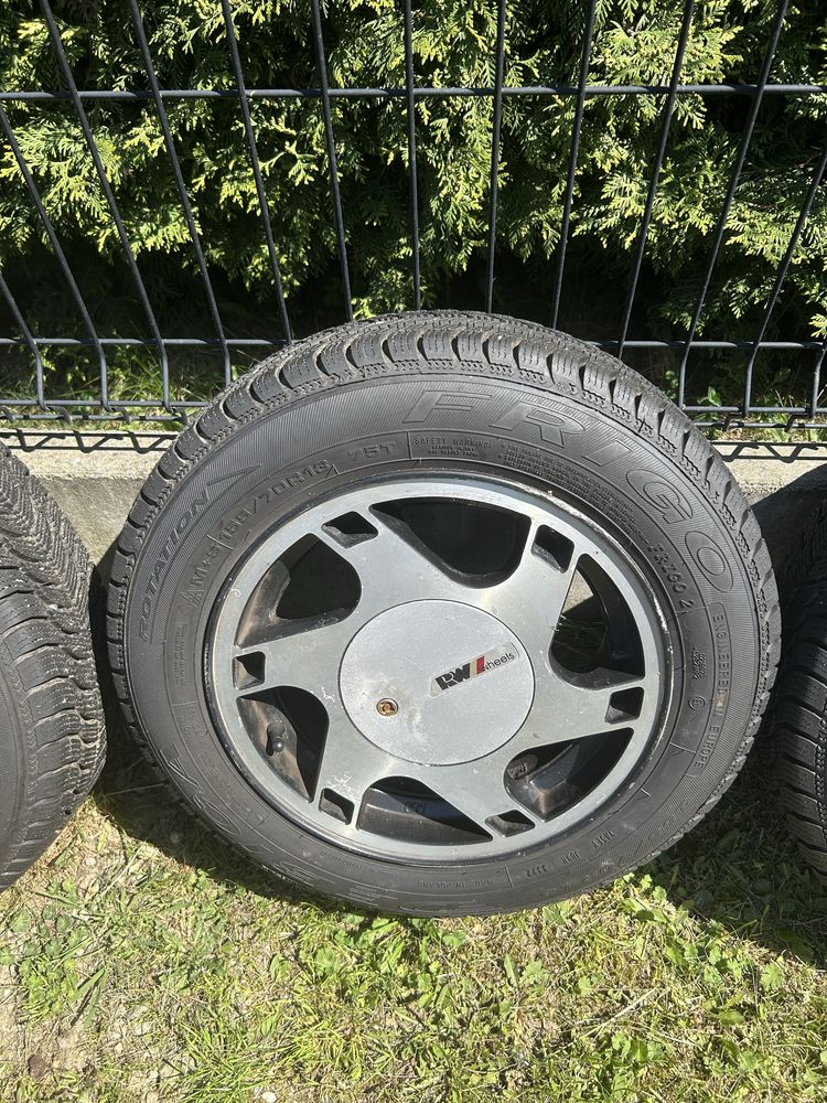 Alufelgi 13 cali z oponami frigo 155/70