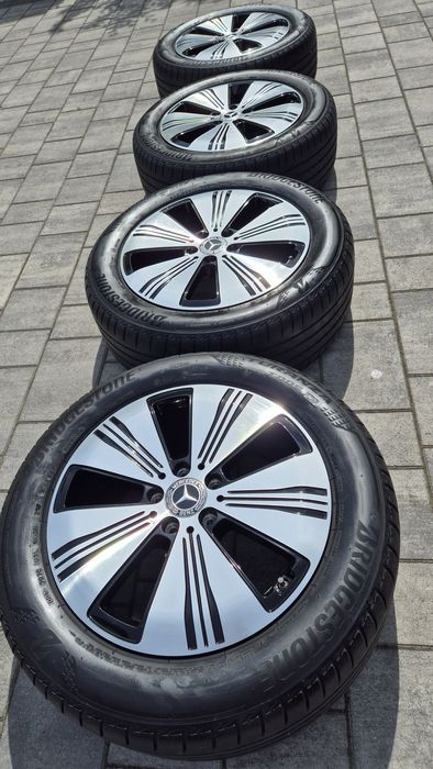 Alufelgi 5x112 Mercedes EQB GLB GLC 18 cali opony 235/55 R18 BRIDGESTO