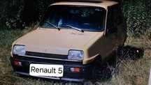 Renault 5, R5, Babcia, czarne tablice, sprzedaż, zamiana.