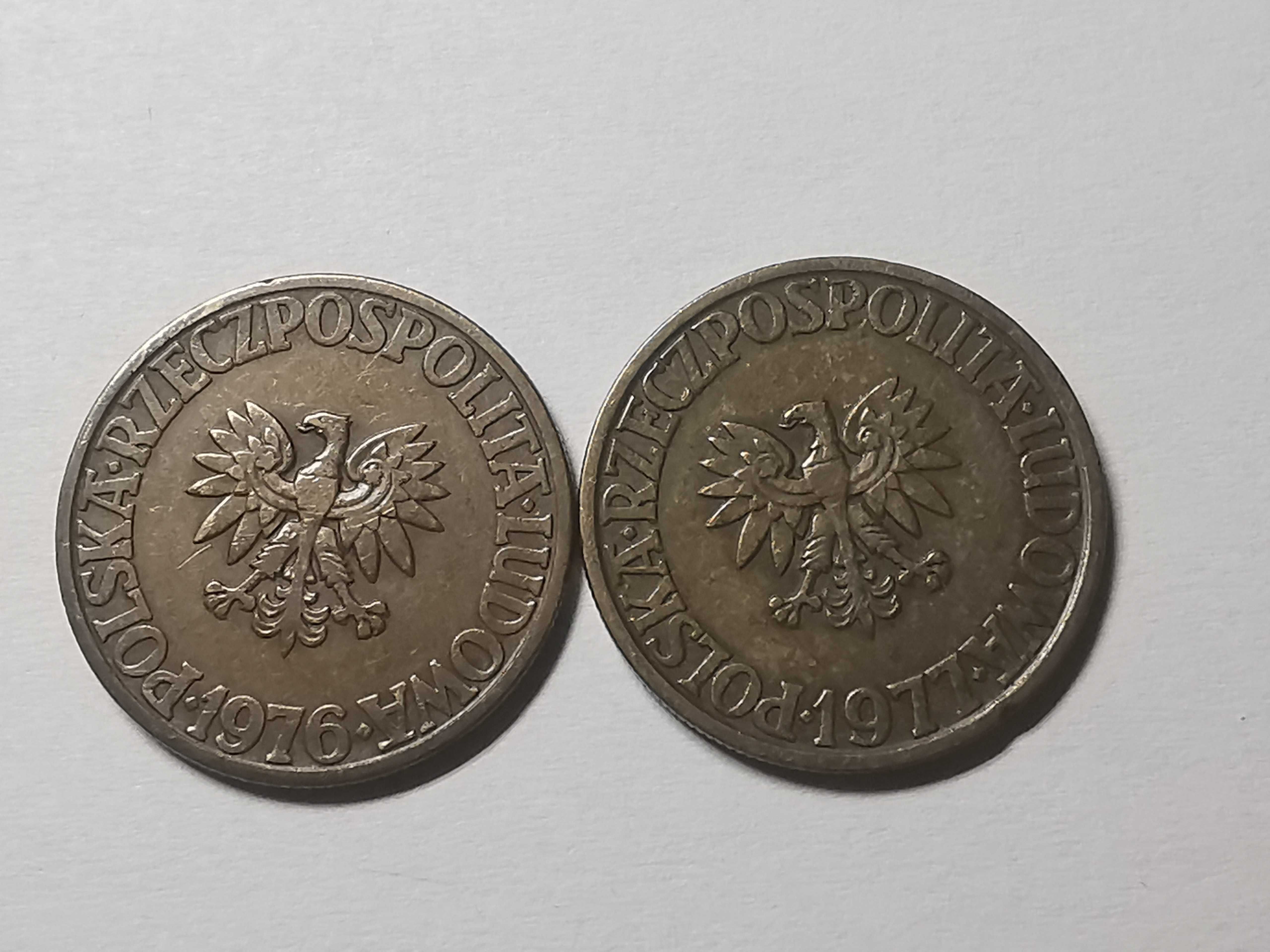 Monety 5 złotych od 1976 do 1977