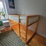 Łóżko Ikea Kura piętrowe/dwustronne