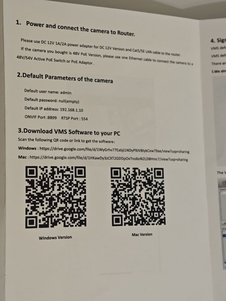 Câmara 4k com cartão de memória
