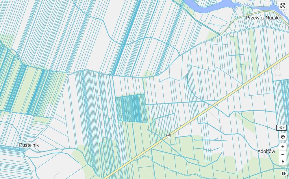 Działki rolne i leśne - Przewóz Nurski / Adolfów