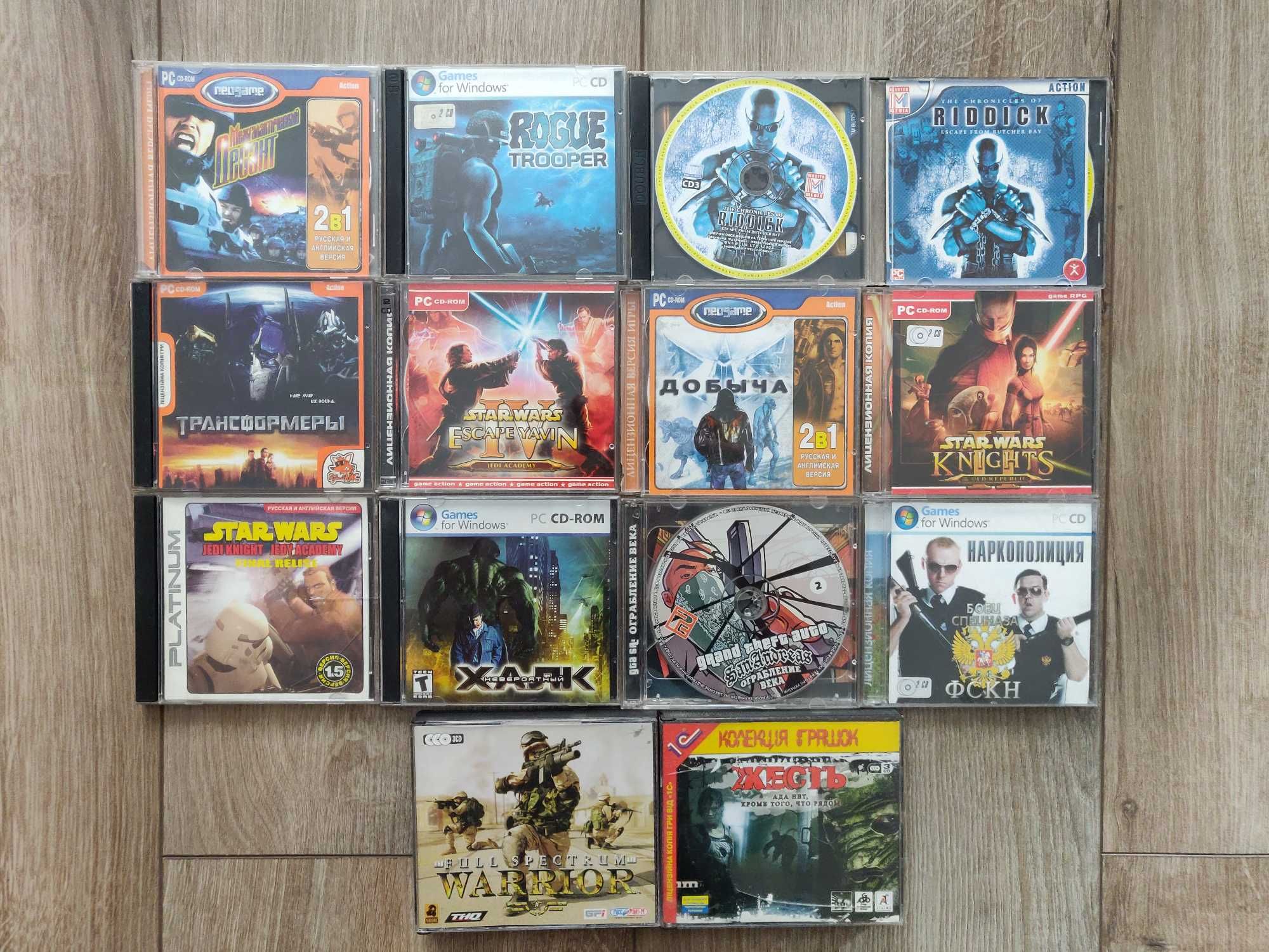 Игры CD для ПК. Star wars. War strategy. стрелялки, экшн.
