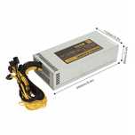 zasilacz górniczy 2000 w, 8 gpu miner psu jednokanałowy