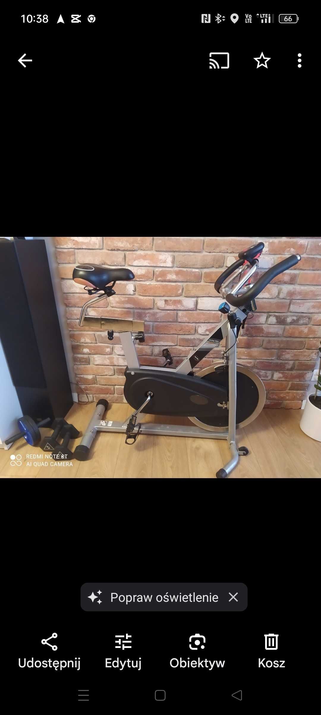 Rower spinningowy stacjonarny