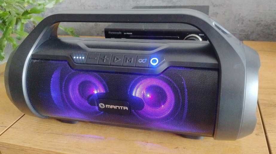 GŁOŚNIK BLUETOOTH BEZPRZEWODOWY przenośny głośnik z funkcją radia fm