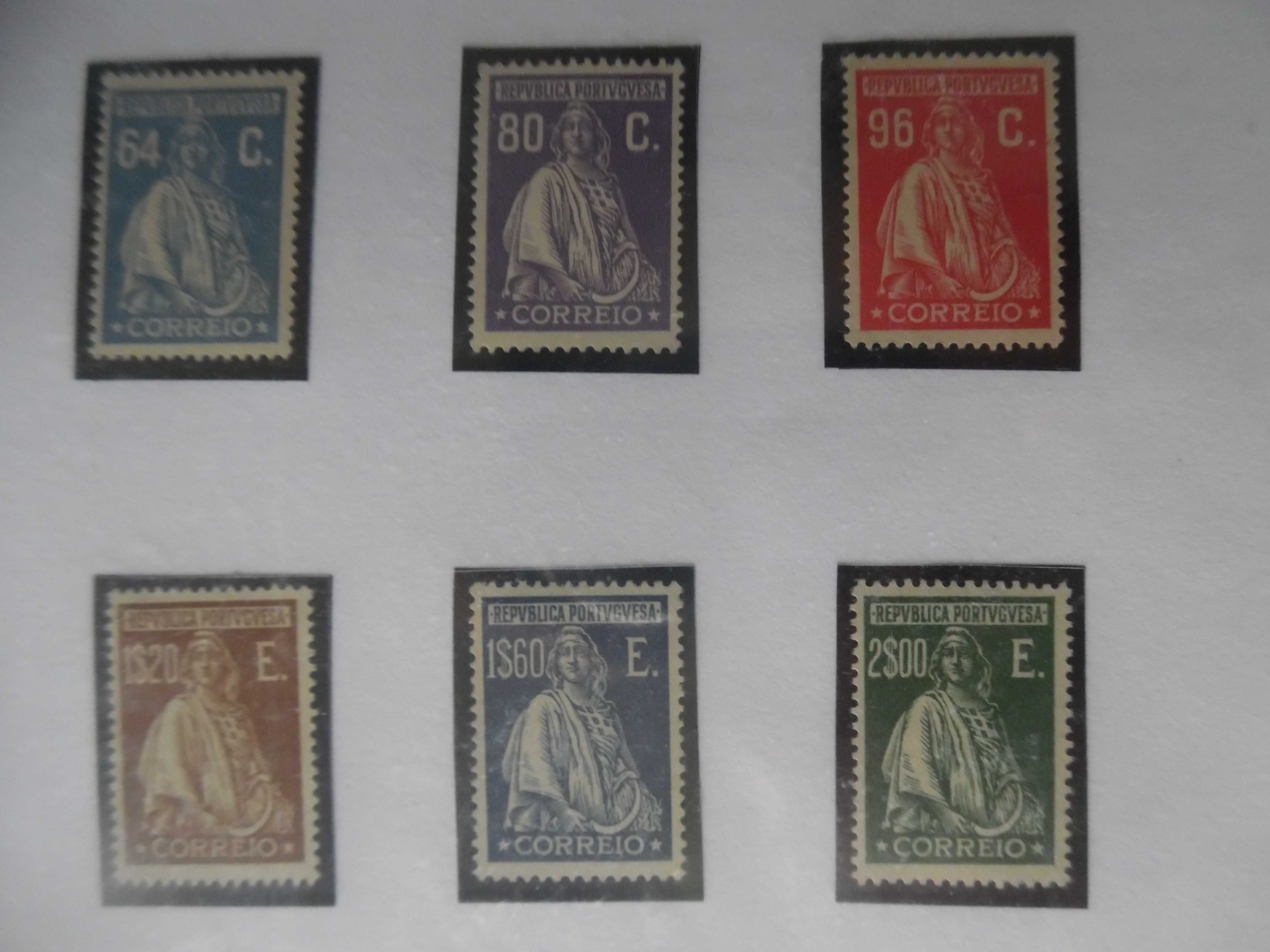 Selos Portugal 1926-Ceres emissão Londres Completo Novos/usados