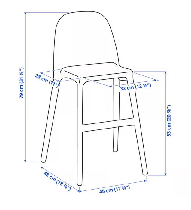 Cadeira júnior URBAN Ikea