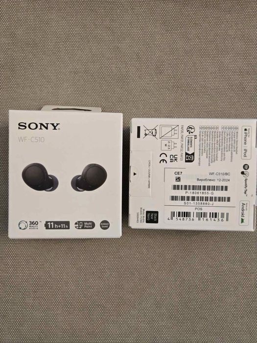 Навушники TWS Sony WF-C510 Black