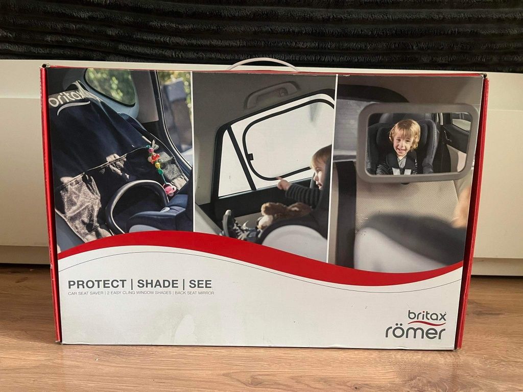 Britax & Romer Zestaw Protect-Shade-See lusterko wsteczne do samochodu