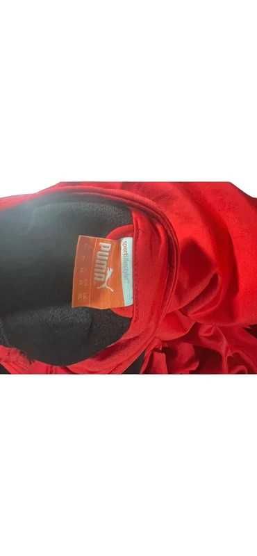 Świetna bluza męska rozpinana czerwona puma sportowa XL