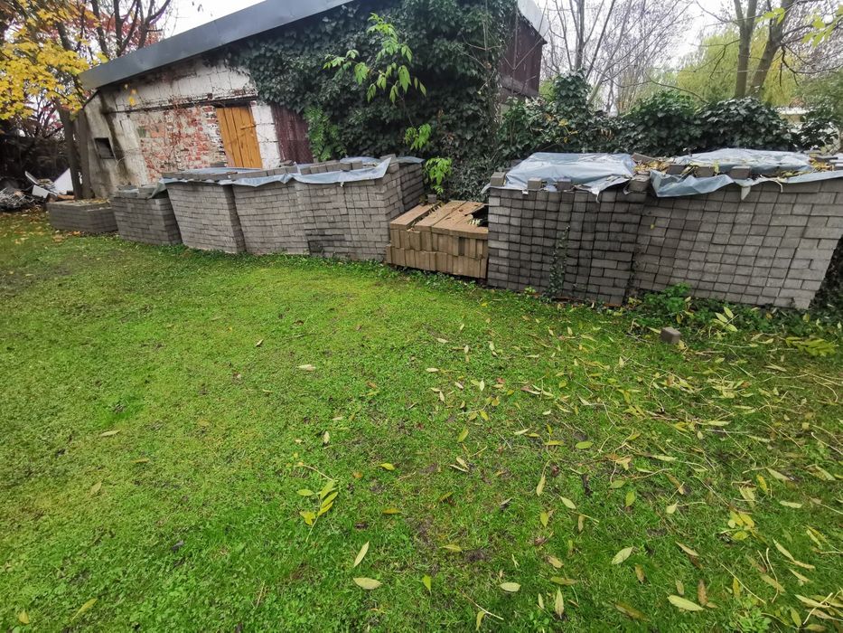 Kostka Brukowa POLBRUK 8 cm szara + grafit + obrzeża z mikrofazą