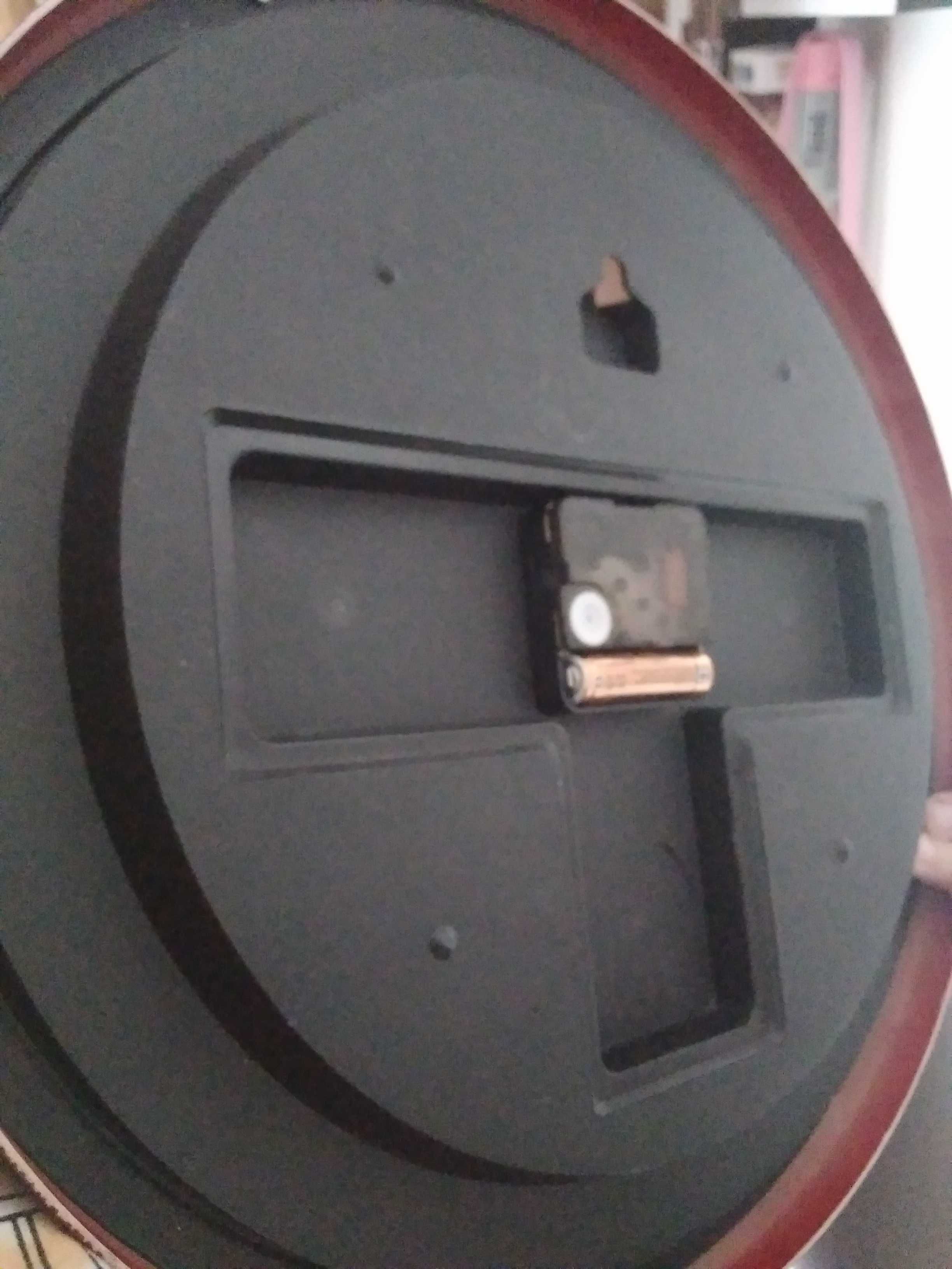 Relógio de parede, com vidro - diâmetro 37cm